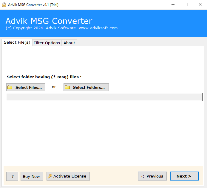 run software to Import MSG Files to Mailbird